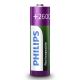 Philips R6B2A260/10 - 2 pz Batteria ricaricabile AA MULTILIFE NiMH/1,2V/2600 mAh