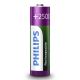 Philips R6B4RTU25/10 - 4 pz Batteria ricaricabile AA MULTILIFE NiMH/1,2V/2500 mAh
