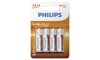 Philips R6L4B/10 - 4 pz Batteria al cloruro di zinco AA LONGLIFE 1,5V
