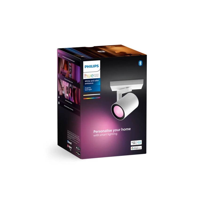 Philips - RGBW Faretto LED dimmerabile Hue ARGENTA 1xGU10/4,2W/230V 2000-6500K