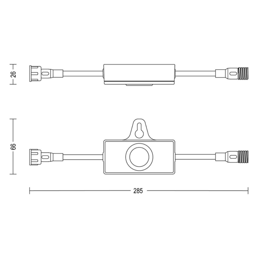 Philips - Sensore crepuscolare per esterni con timer GARDENLINK 24V IP67