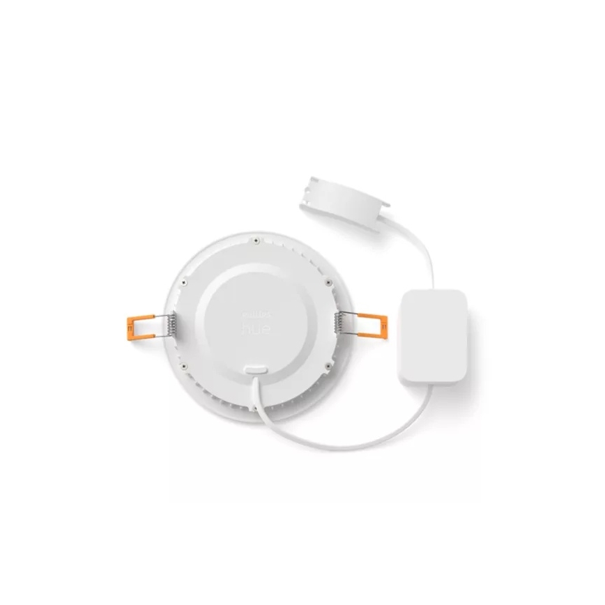 Philips - Set da 2 faretti LED RGBW dimmerabili per bagno da incasso Hue SLIM LED/12W/230V 2000-6500K bianco IP44