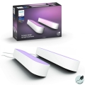 Philips - SET 2x Lampada da tavolo dimmerabile LED RGB Hue PLAY LED/6W/230V bianco