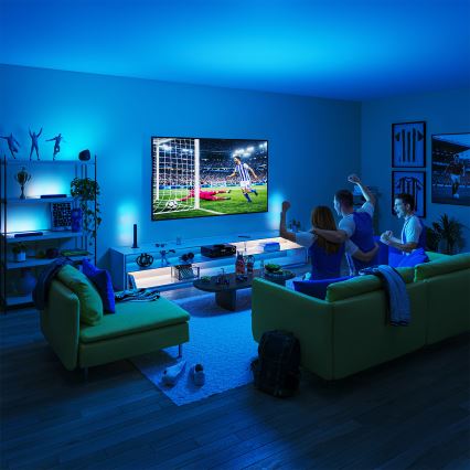 Philips - Confezione da 2 lampade LED RGBIC dimmerabili SMART GRADIENT LED/8W/230V 2700-6500K Wi-Fi