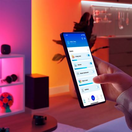 Philips - Confezione da 2 lampade LED RGBIC dimmerabili SMART GRADIENT LED/8W/230V 2700-6500K Wi-Fi