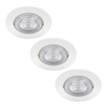 Philips - SET 3x Lampada LED a sospensione LED/4.5W/230V 2,700K