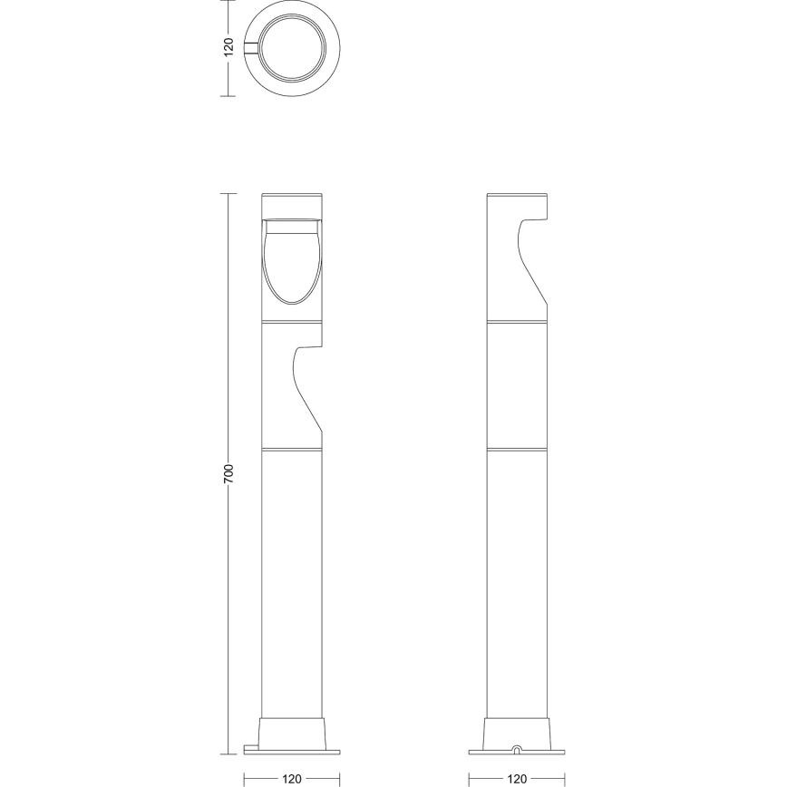 Philips - SET 3x Lampada LED da esterno GARDENLINK DESI LED/1,5W/230V 2700K IP44