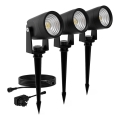 Philips - SET 3x Lampada LED da esterno GARDENLINK REUEL LED/1,5W/230V 2700K IP44