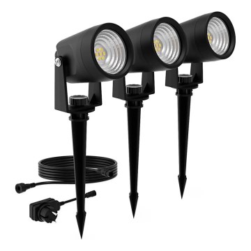 Philips - SET 3x Lampada LED da esterno GARDENLINK REUEL LED/1,5W/230V 2700K IP44
