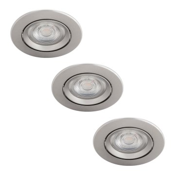 Philips - SET 3x Lampada LED da incasso dimmerabile LED/5W/230V 2700K