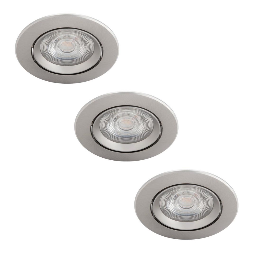 Philips - SET 3x Lampada LED da incasso dimmerabile LED/5W/230V 2700K