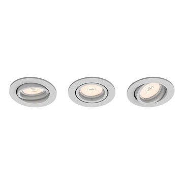 Philips - SET 3x LED luce da Incasso 1xGU10/4,6W/230V
