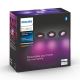 Philips - SET 3x LED RGB Lampado da incasso dimmerabile Hue CENTURA 1xGU10/5,7W/230V 2000-6500K