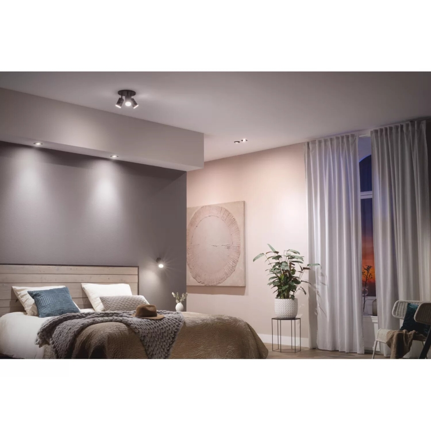 Philips - SET 3x LED RGBW Dimmerabile da Incasso Hue CENTURA 1xGU10/4,2W/230V 2000-6500K