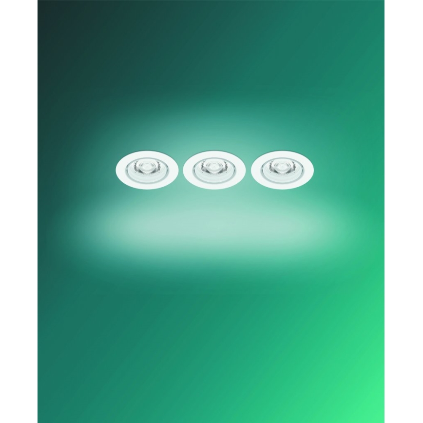 Philips -SET 3xLED Faretto da incasso dimmerabile IMPALA Warm Glow LED/6W/230V