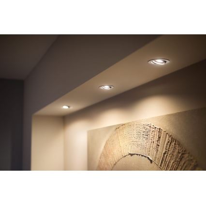 Philips - SET 3x Lampada da incasso LED dimmerabile Hue MILLISKIN 1xGU10/4,2W/230 2200-6500K