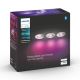 Philips - SET 3xLED RGB Luce da bagno dimmerabile Hue XAMENTO 1xGU10/5,7W/230V IP44 2000-6500K