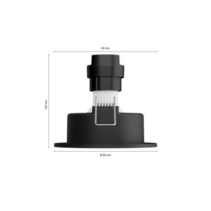 Philips - SET 3xLED RGBW Lampada da incasso dimmerabile Hue CENTURA 1xGU10/4,2W/230V 2000-6500K