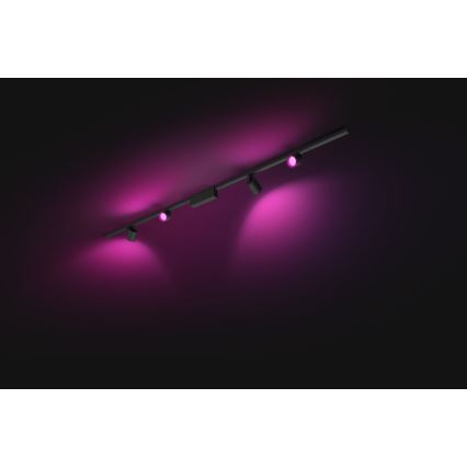 Philips  - SET 4xLED RGB Faretto dimmerabile per sistema a binario Hue PERIFO LED/20,8W/230V 2000-6500K