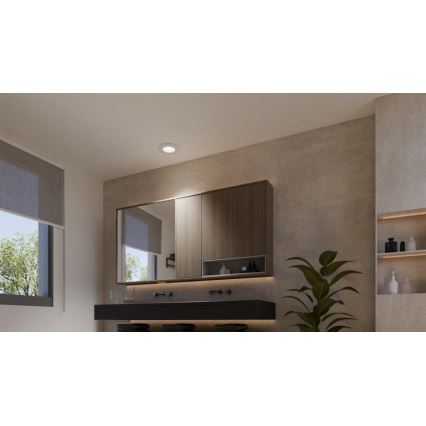 Philips - Set da 2 faretti LED RGBW dimmerabili da incasso per bagno Hue SLIM LED/8,3W/230V 2000-6500K bianco IP44