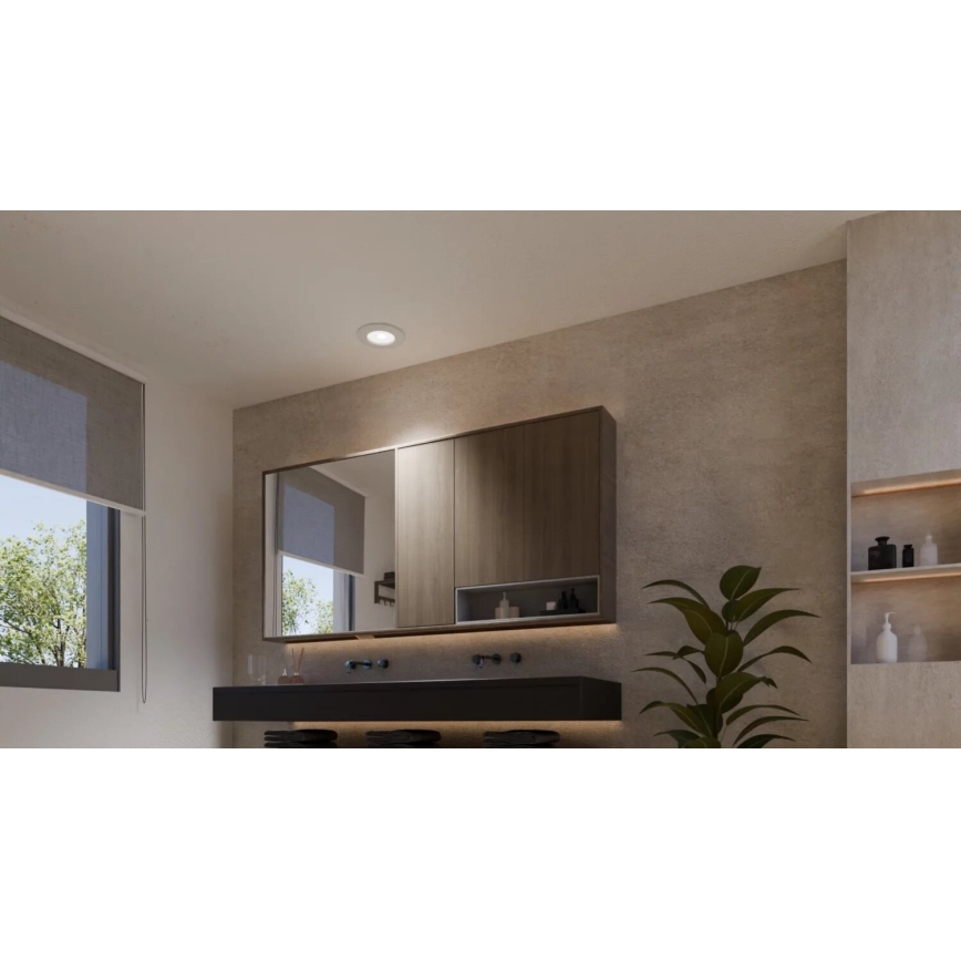 Philips - Set da 2 faretti LED RGBW dimmerabili da incasso per bagno Hue SLIM LED/8,3W/230V 2000-6500K bianco IP44