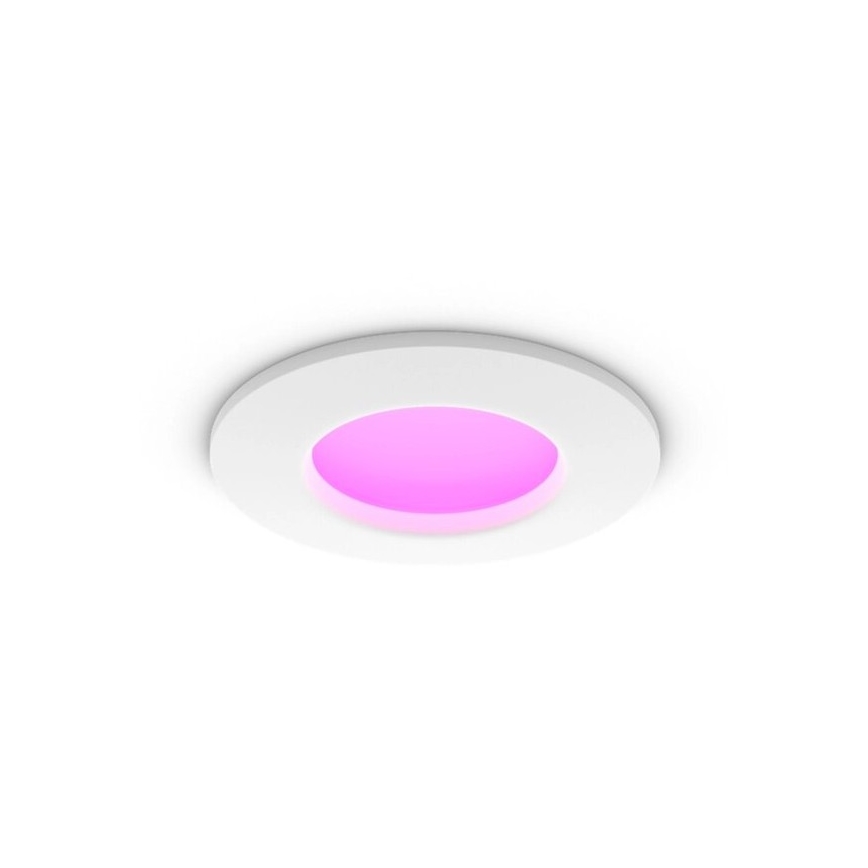 Philips - Set da 2 faretti LED RGBW dimmerabili da incasso per bagno Hue SLIM LED/8,3W/230V 2000-6500K bianco IP44