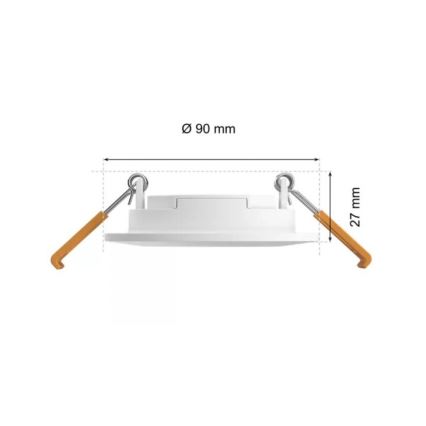 Philips - Set da 2 faretti LED RGBW dimmerabili da incasso per bagno Hue SLIM LED/8,3W/230V 2000-6500K bianco IP44