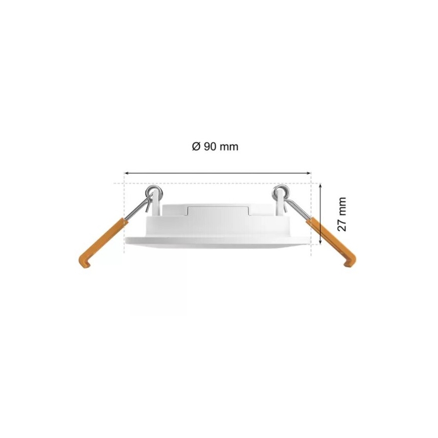 Philips - Set da 2 faretti LED RGBW dimmerabili da incasso per bagno Hue SLIM LED/8,3W/230V 2000-6500K bianco IP44