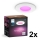 Philips - Set da 2 faretti LED RGBW dimmerabili da incasso per bagno Hue SLIM LED/8,3W/230V 2000-6500K bianco IP44
