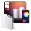 Philips - Set da 2 proiettori LED RGBW dimmerabili Hue PLAY LED/20W/230V 2000–6500K bianco