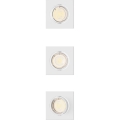 Philips - Set da 3 faretti da incasso PERIDOT 1xGU10/7W/230V bianco