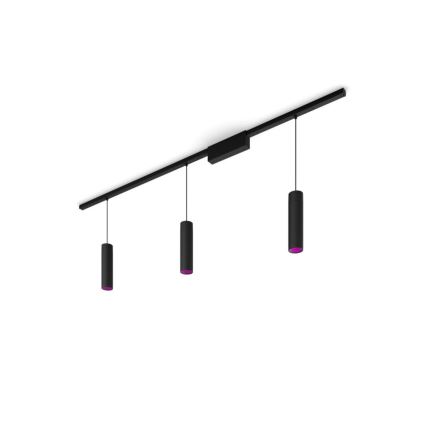 Philips - Set da 3 lampade a sospensione dimmerabili LED RGBW con cavo per sistema a binario Hue PERIFO LED/15,6W/230V 2000-6500K