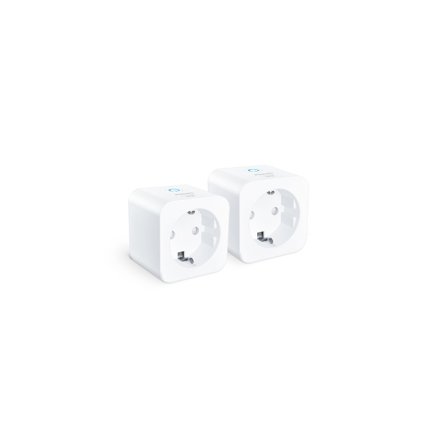 Philips - Set di 2 prese intelligenti SCHUKO da 2300W + misuratore di consumo Wi-Fi