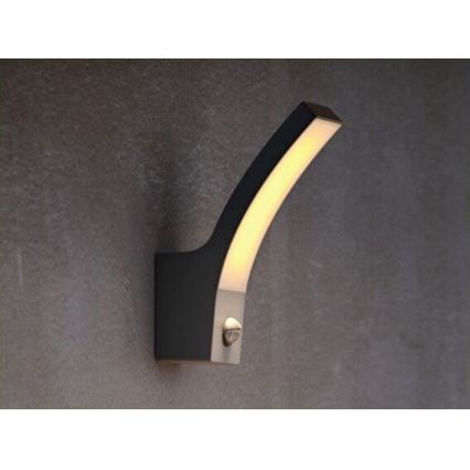 Philips - Lampada da parete LED da esterno con sensore LED/12W/230V 2700K IP44