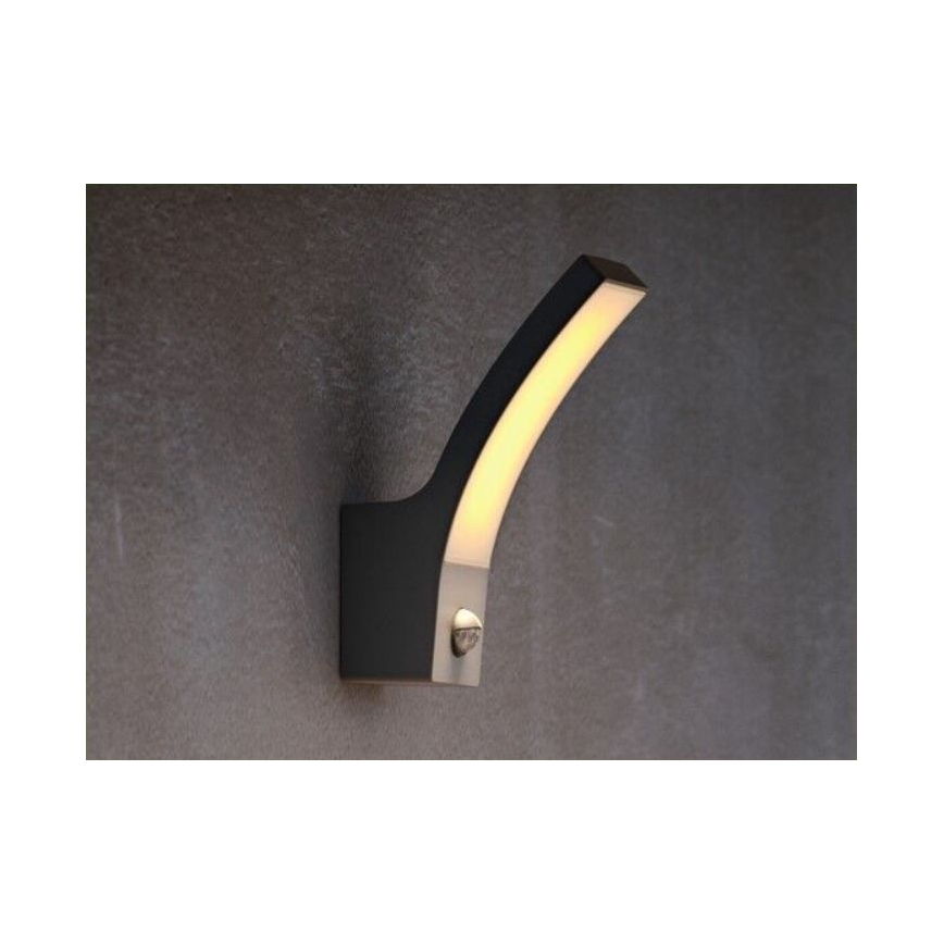 Philips - Lampada da parete LED da esterno con sensore LED/12W/230V 2700K IP44