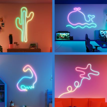 Philips - Striscia LED RGBIC dimmerabile SMART NEON FLEX 10 m LED/45 W/230 V 2700–6500 K Wi‑Fi