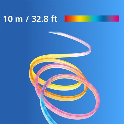 Philips - Striscia LED RGBIC dimmerabile SMART NEON FLEX 10 m LED/45 W/230 V 2700–6500 K Wi‑Fi
