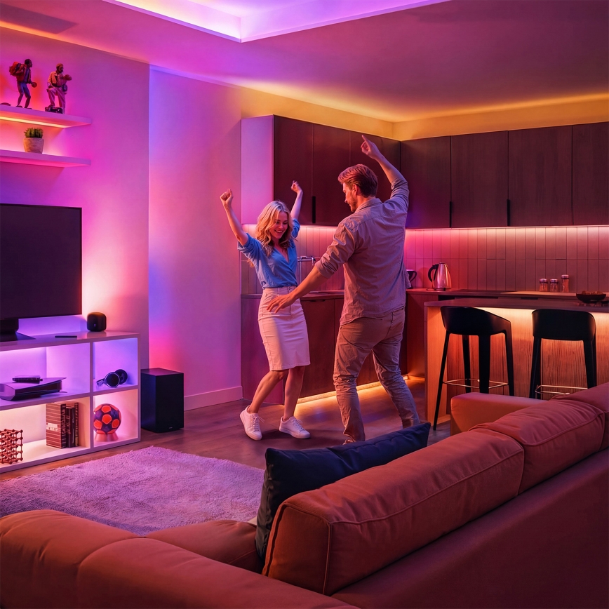 Philips - Striscia SMART STRIP LED RGBIC dimmerabile 3m LED/13W/230V 2700-6500K Wi-Fi
