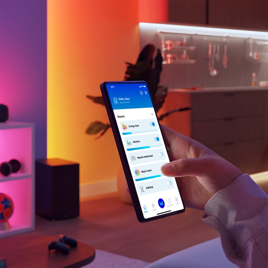 Philips - Striscia SMART STRIP LED RGBIC dimmerabile 3m LED/13W/230V 2700-6500K Wi-Fi