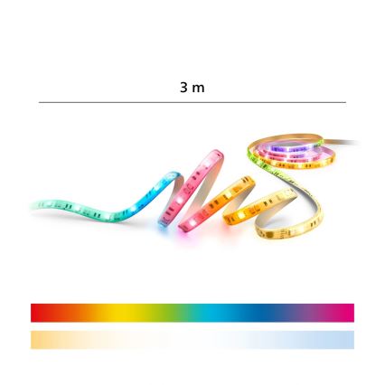 Philips - Striscia SMART STRIP LED RGBIC dimmerabile 3m LED/13W/230V 2700-6500K Wi-Fi