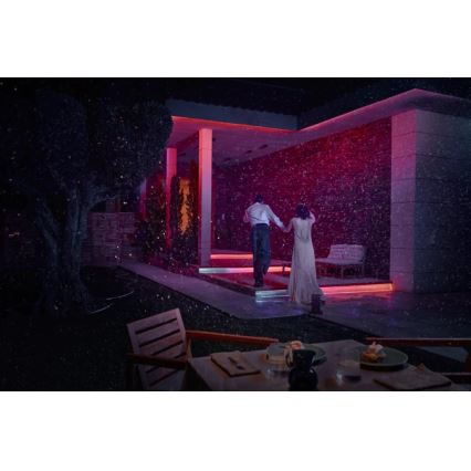 Philips - Striscia LED RGBW dimmerabile per esterni Hue FLUX 5m LED/30W/230V 2200-6500K IP67 + sensore di movimento