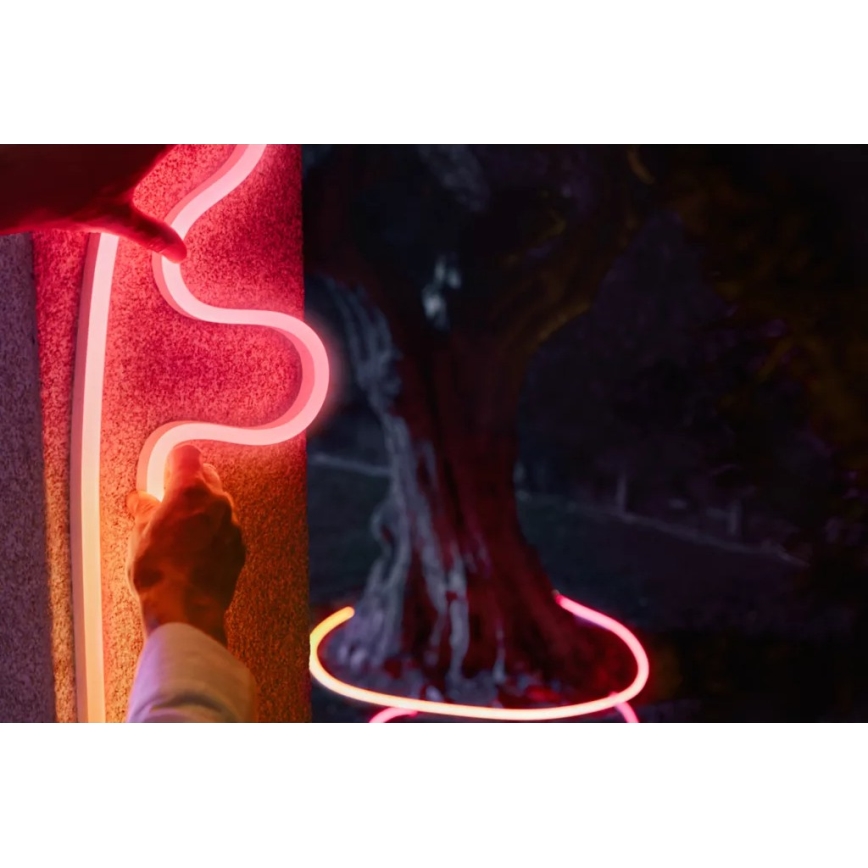 Philips - Striscia LED RGBW dimmerabile per esterni Hue NEON 5m LED/30W/230V 2200-6500K IP67