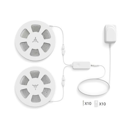 Philips - Striscia SMART STRIP LED RGBIC dimmerabile 20 m LED/36 W/230 V 2700-6500 K Wi-Fi