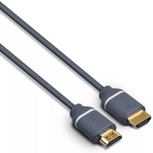 Philips SWV5650G/00 - Cavo HDMI con connettore Ethernet, HDMI 2.0 A 5m grigio