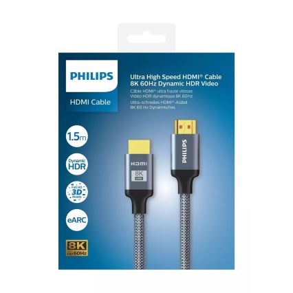 Philips SWV9115/10 - HDMI cavo 1,5m grigio