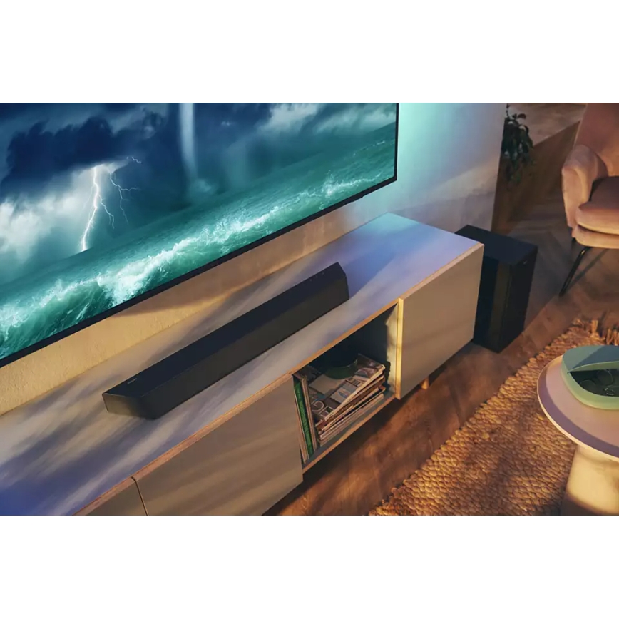 Philips TAB7807/10 - Soundbar con subwoofer 620W/230V + telecomando