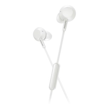 Philips TAE4105WT/00 - Auricolari Bluetooth con microfono JACK 3,5 mm bianco