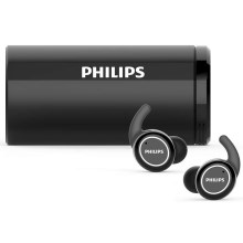Philips TAST702BK/00 - Auricolari wireless TWS Bluetooth IPX5 nero