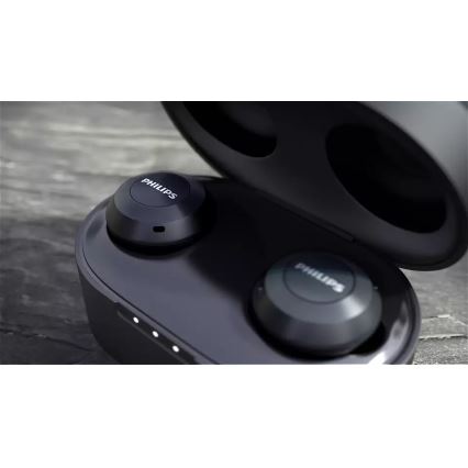 Philips TAT8505BK/00 - Cuffie wireless IPX4 2x 55 mAh + 560 mAh nero