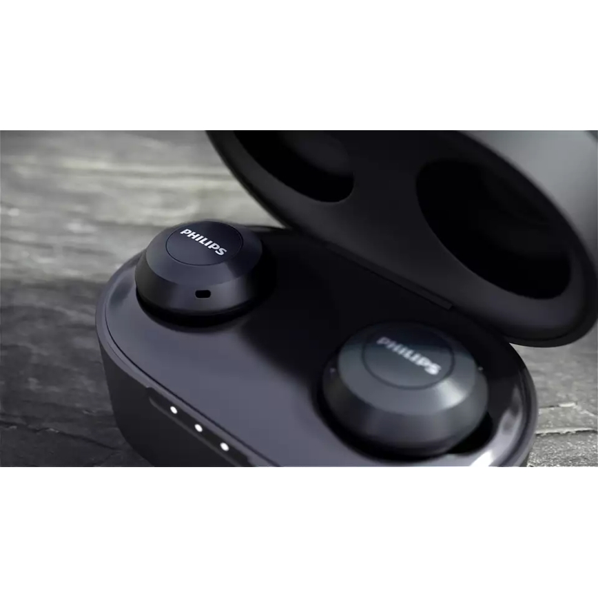 Philips TAT8505BK/00 - Cuffie wireless IPX4 2x 55 mAh + 560 mAh nero